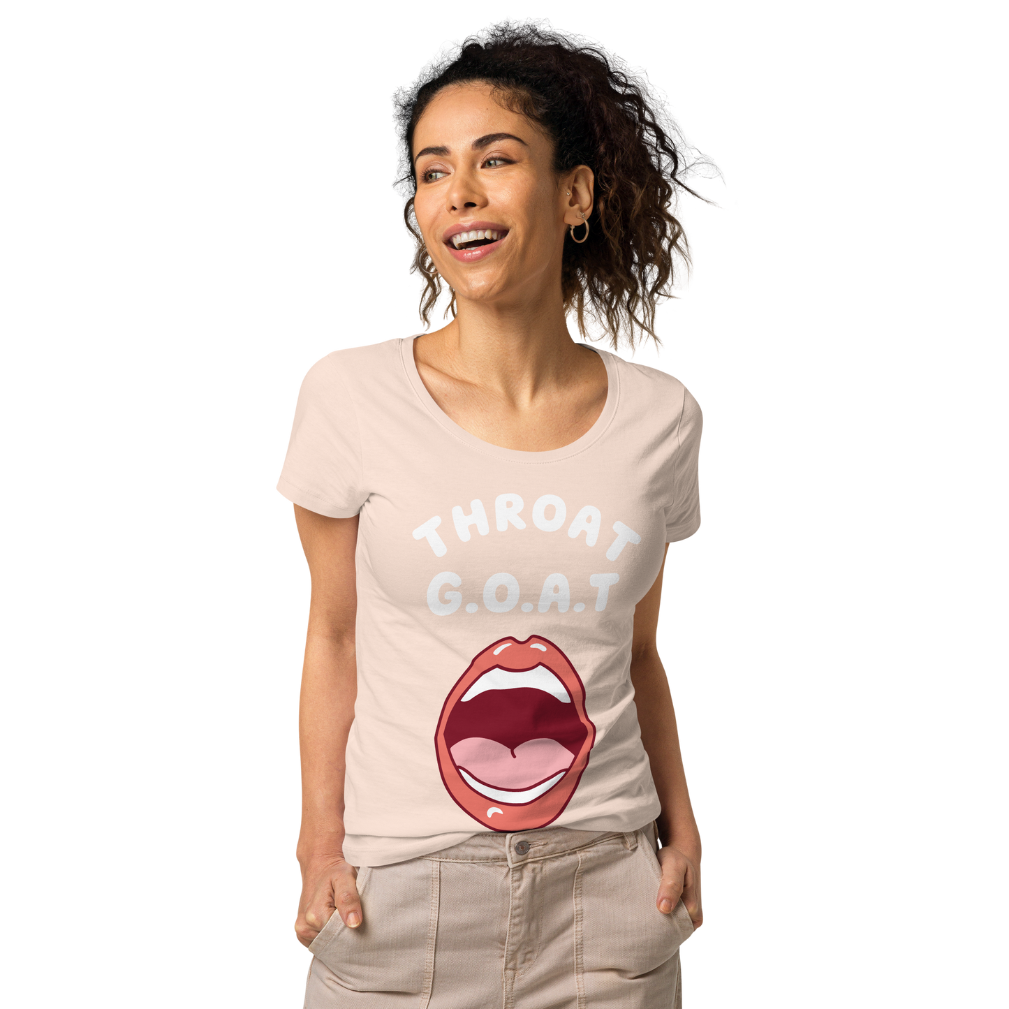 Throat G.O.A.T organic t-shirt