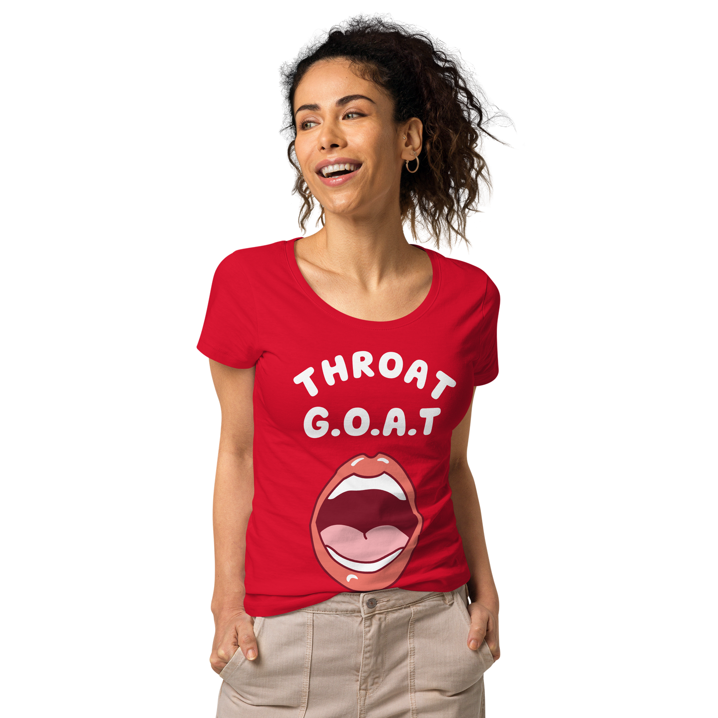 Throat G.O.A.T organic t-shirt