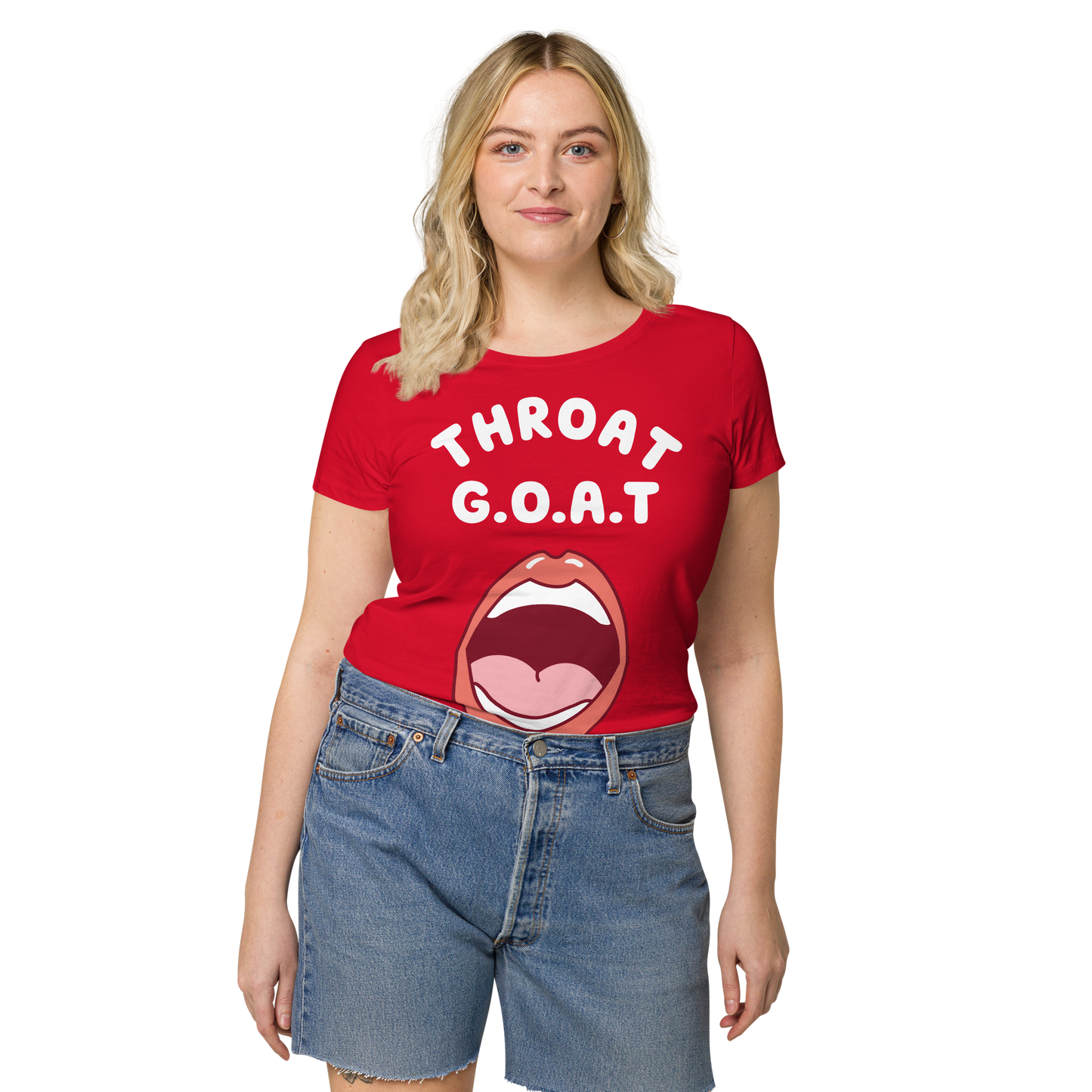 Throat G.O.A.T organic t-shirt