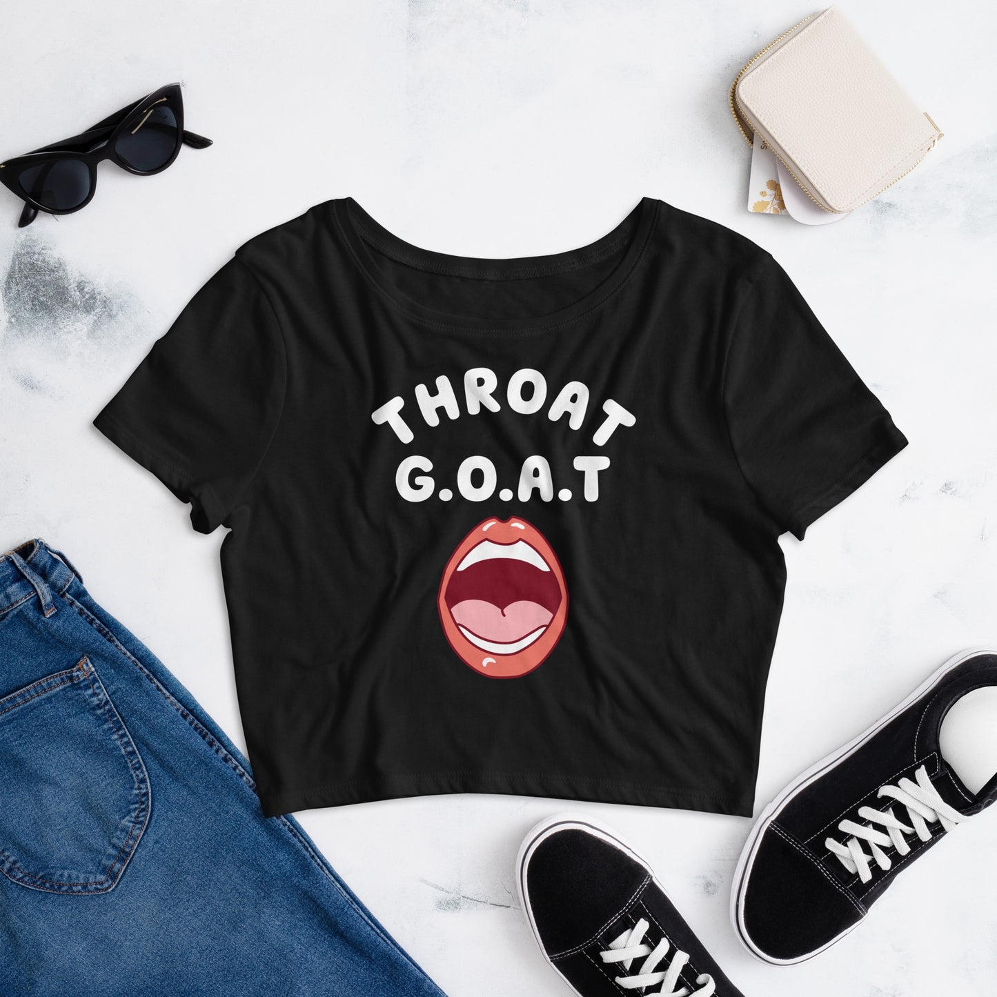 Throat Groat Crop Top