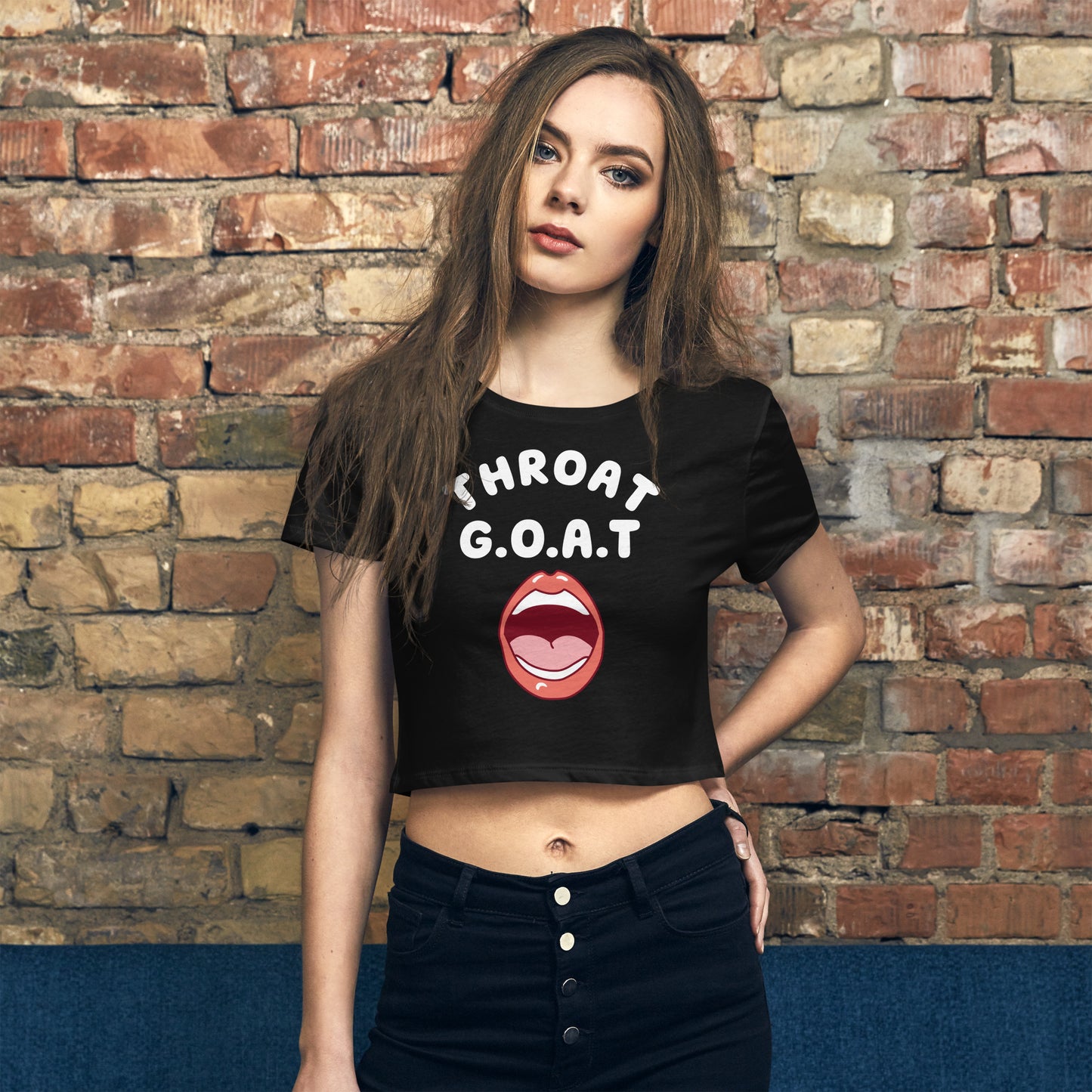 Throat Groat Crop Top