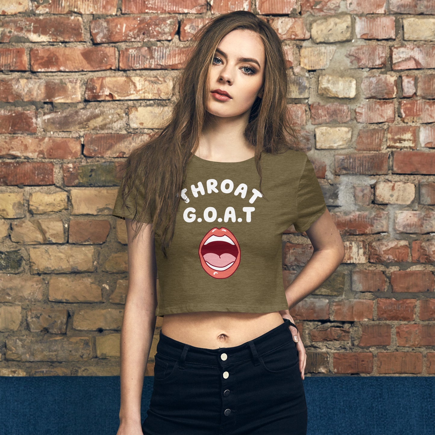 Throat Groat Crop Top